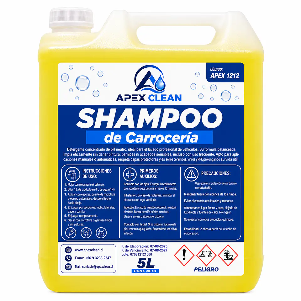 SHAMPOO DE CARROCERÍA ENV 5L 1