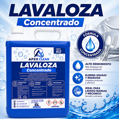 LAVALOZA CONCENTRADO ENV 5 LTS