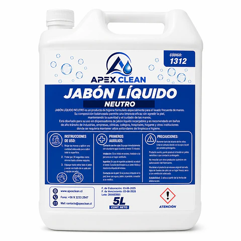 JABON LIQUIDO NEUTRO ENV 5L