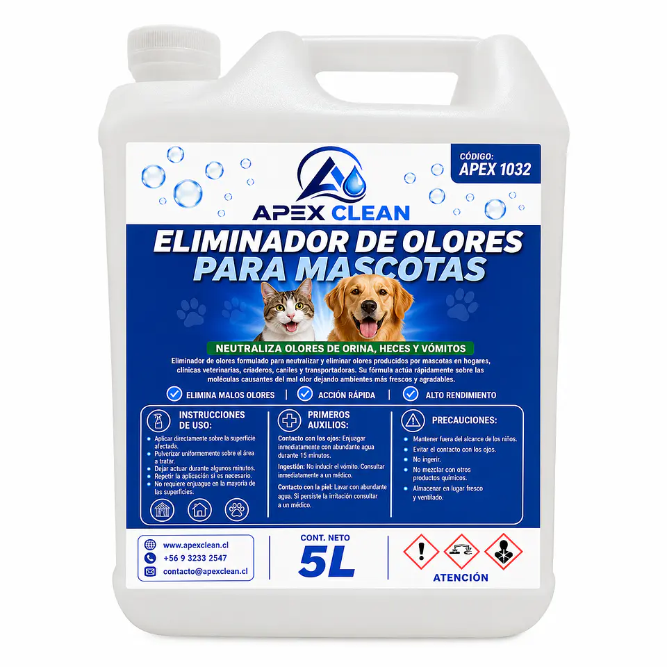 Eliminador de olores para mascota 5L 1