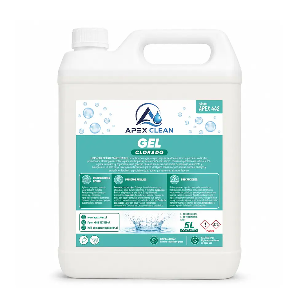 Gel Clorado 2,2% 5lts. 1