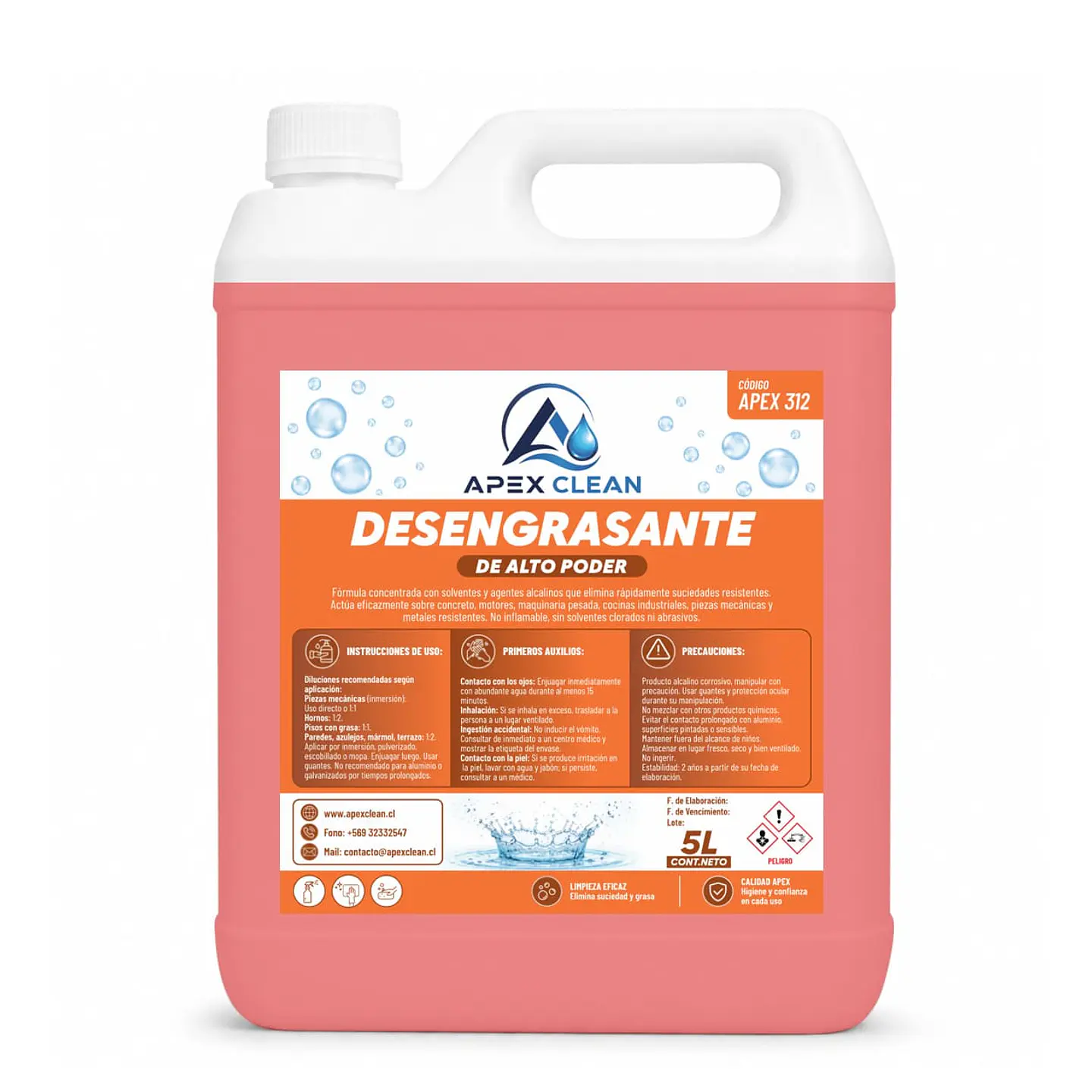 Desengrasante Alto Poder 5lts 1