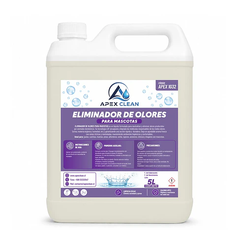 Eliminador de Olores de Mascotas 5lts
