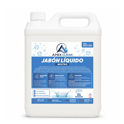 Jabon Liquido Neutro 5lts