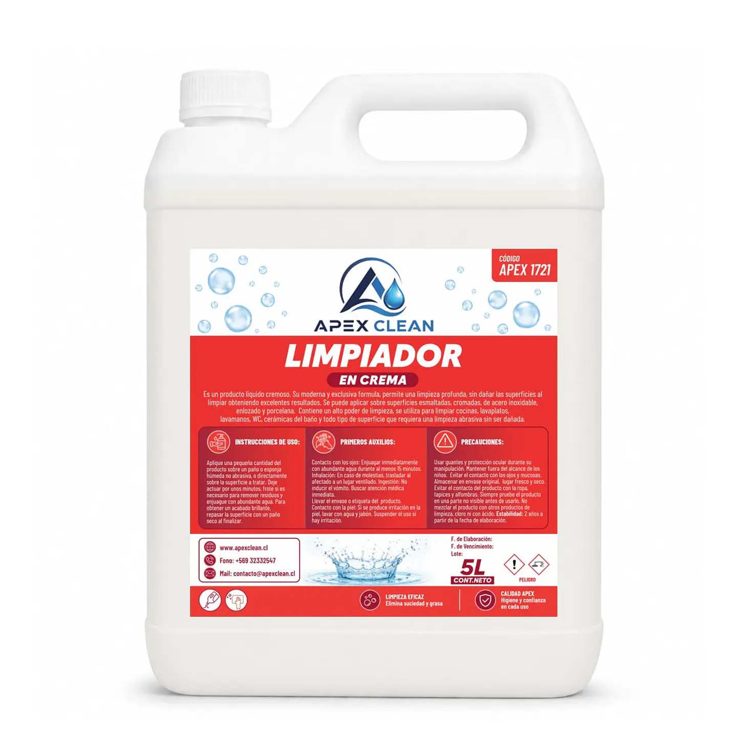 Limpiador en Crema 5lts 1