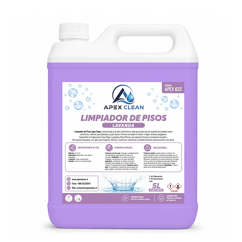 Limpiador de Pisos Concentrado aroma Lavanda 5lts