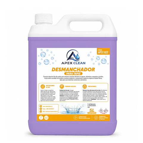 Desmanchador para Tapiz 5lts