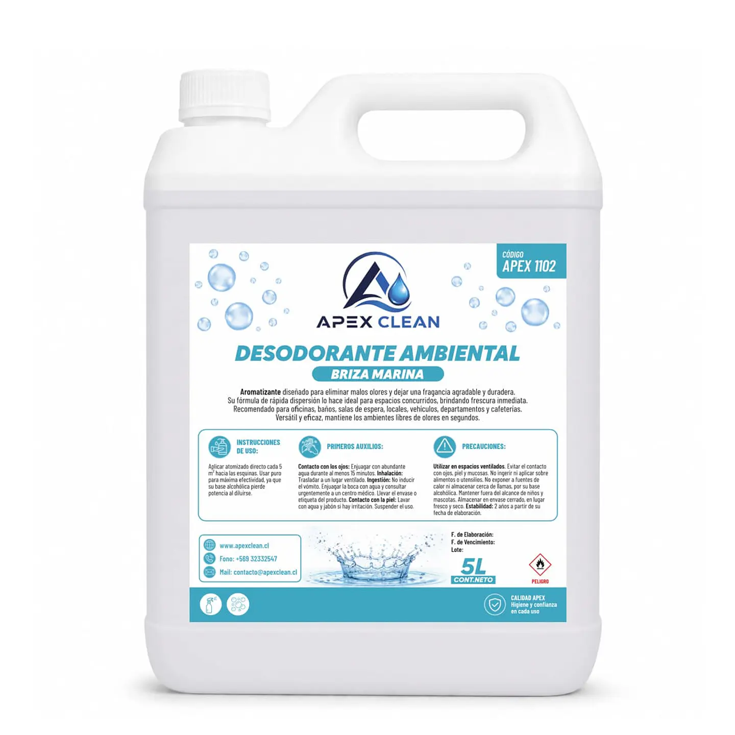 Desodorante Ambiental Brisa Marina 5lts 1