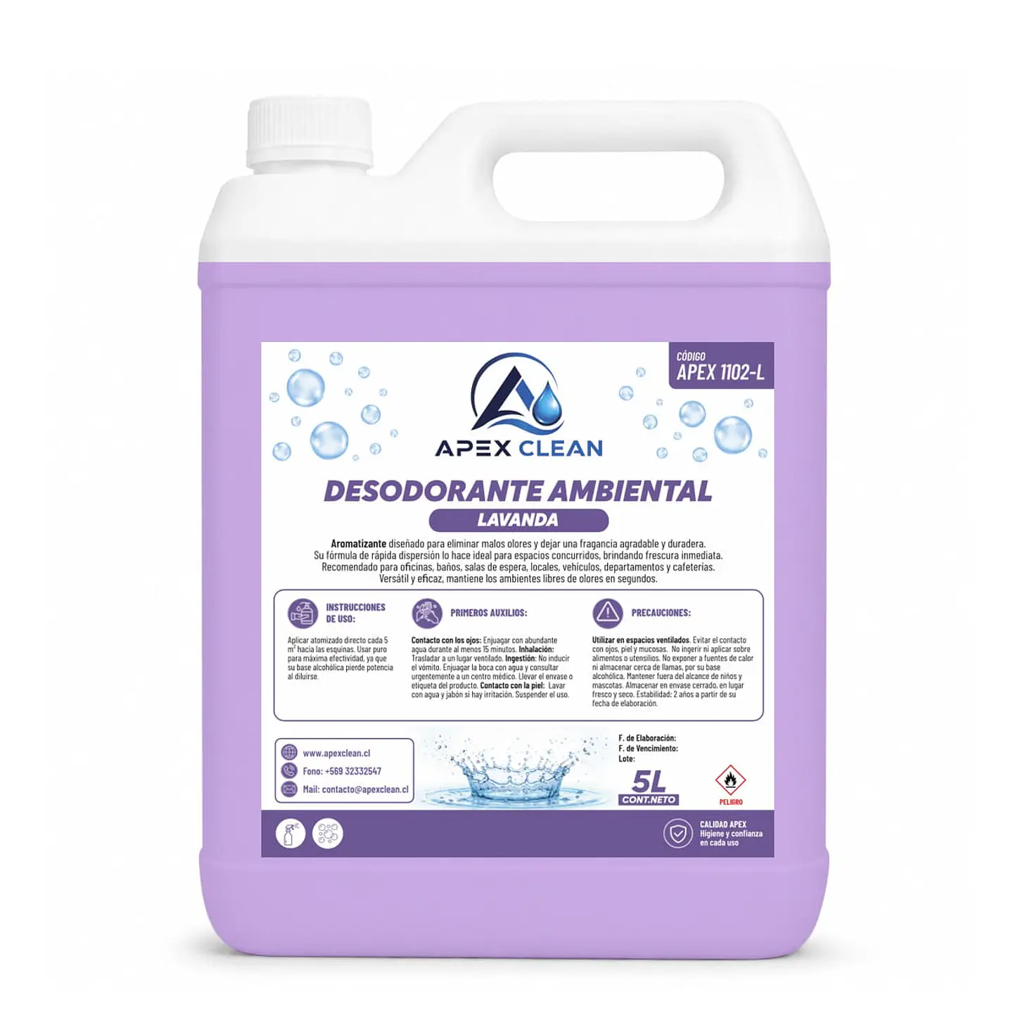 Desodorante Ambiental Lavanda 5lts 1