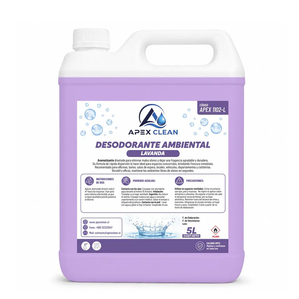 Desodorante Ambiental Lavanda 5lts 1
