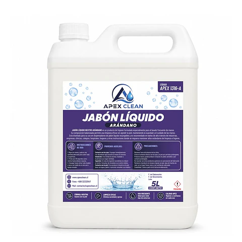 Jabón Líquido aroma Arándano 5lts