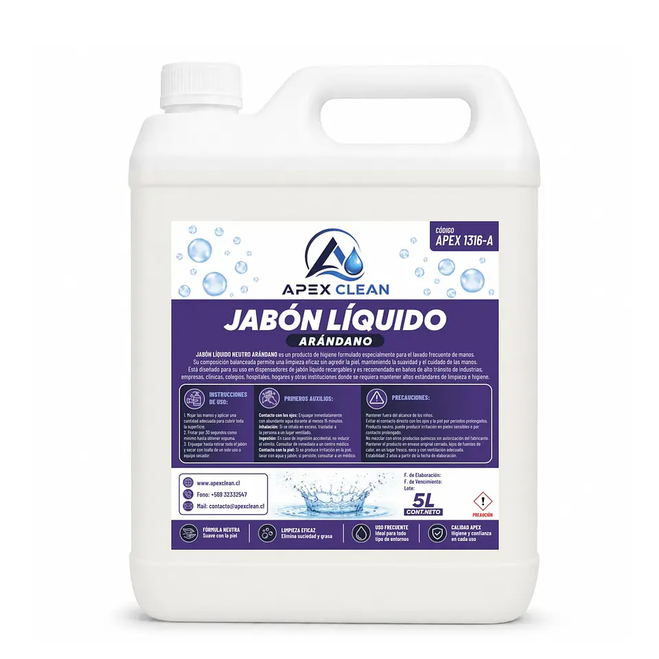 Jabón Líquido aroma Arándano 5lts 1