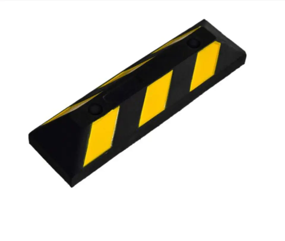 Tope de rueda de caucho 55 cm para estacionamiento 1