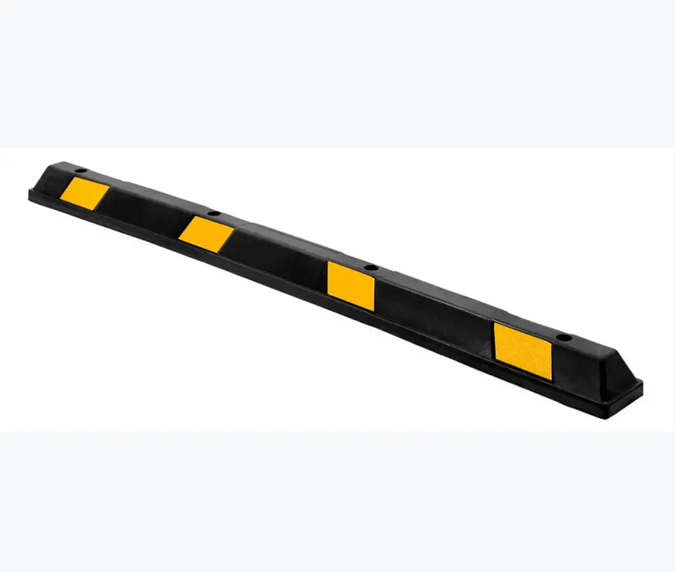 Tope de rueda de caucho 180 cm para estacionamiento 1