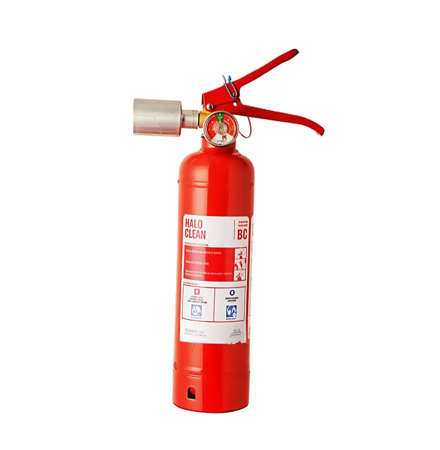 Extintor de agente limpio 1,5 kg para electrónica y archivos 1