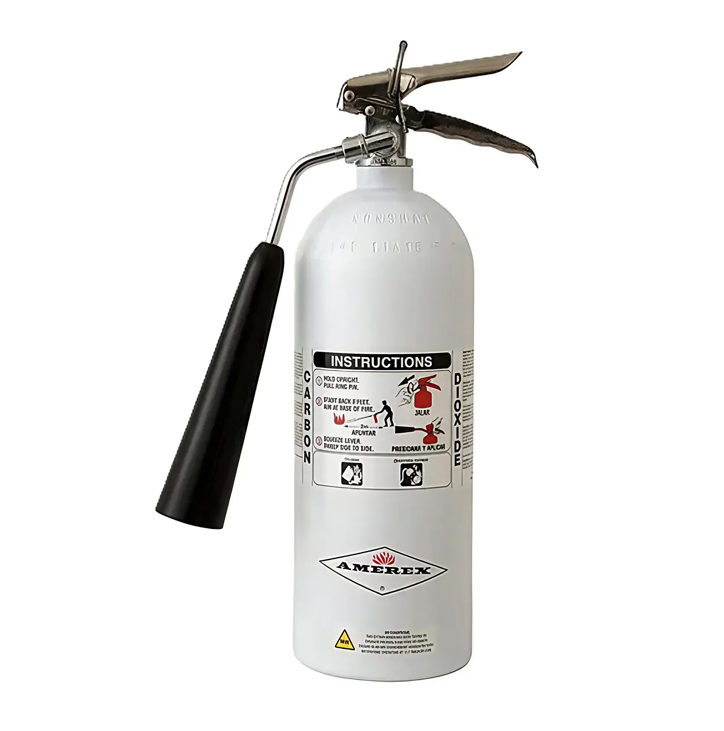 Extintor CO2 no magnético 5 lb para salas de resonancia magnética 1
