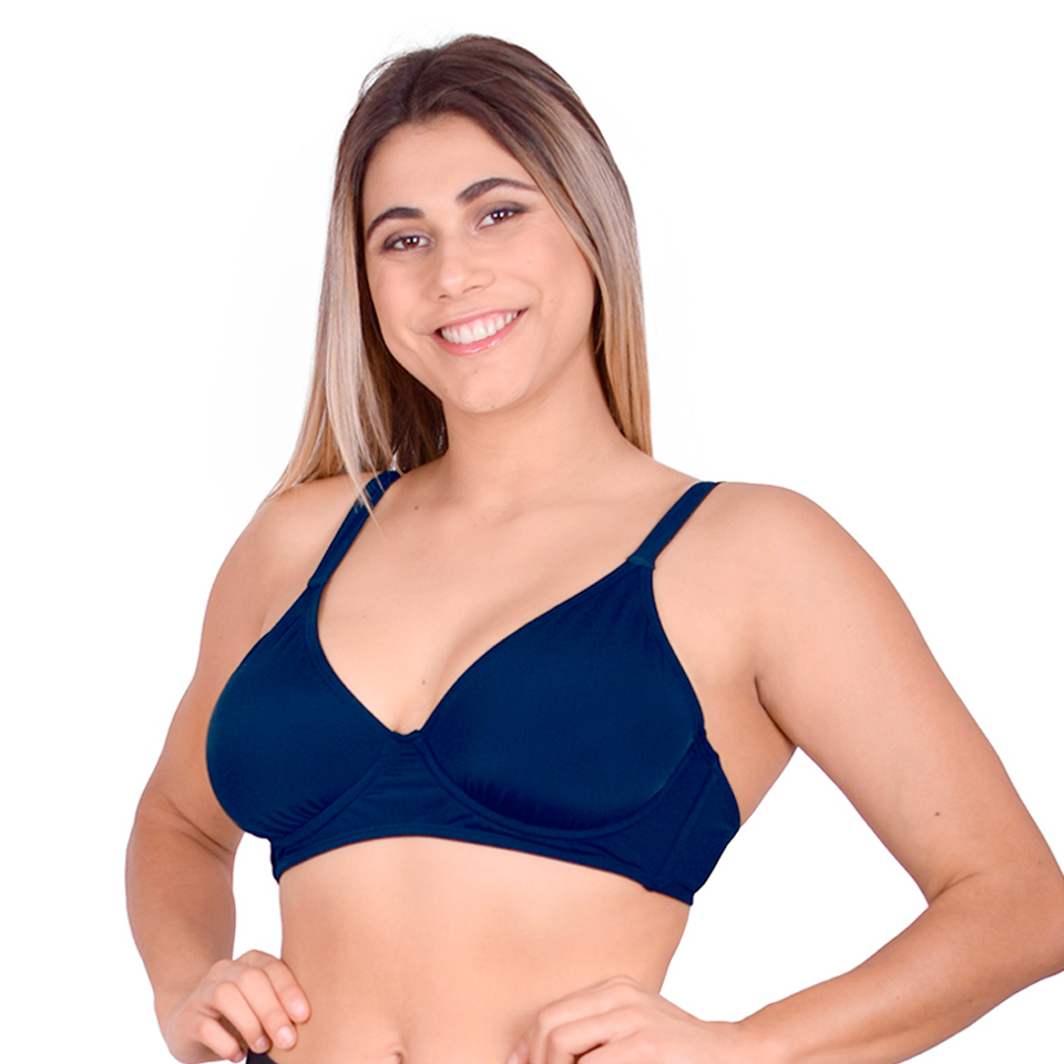 Sostén Bikini Aura Azul Marino 1