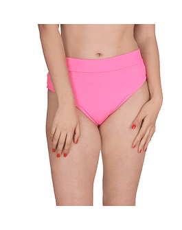 Calzón Bikini Cala Rosa Chicle Texturado