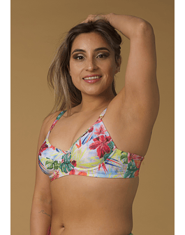 Sostén Bikini Coco Flores Hawaii
