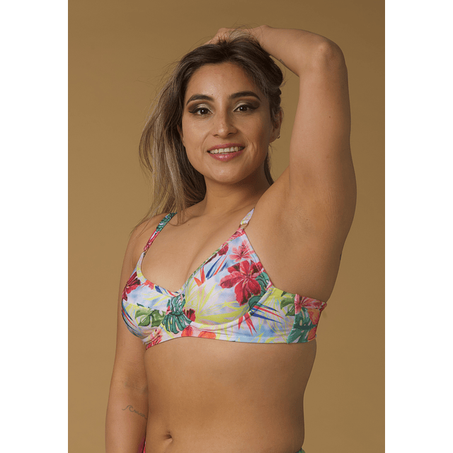 Sostén Bikini Coco Flores Hawaii