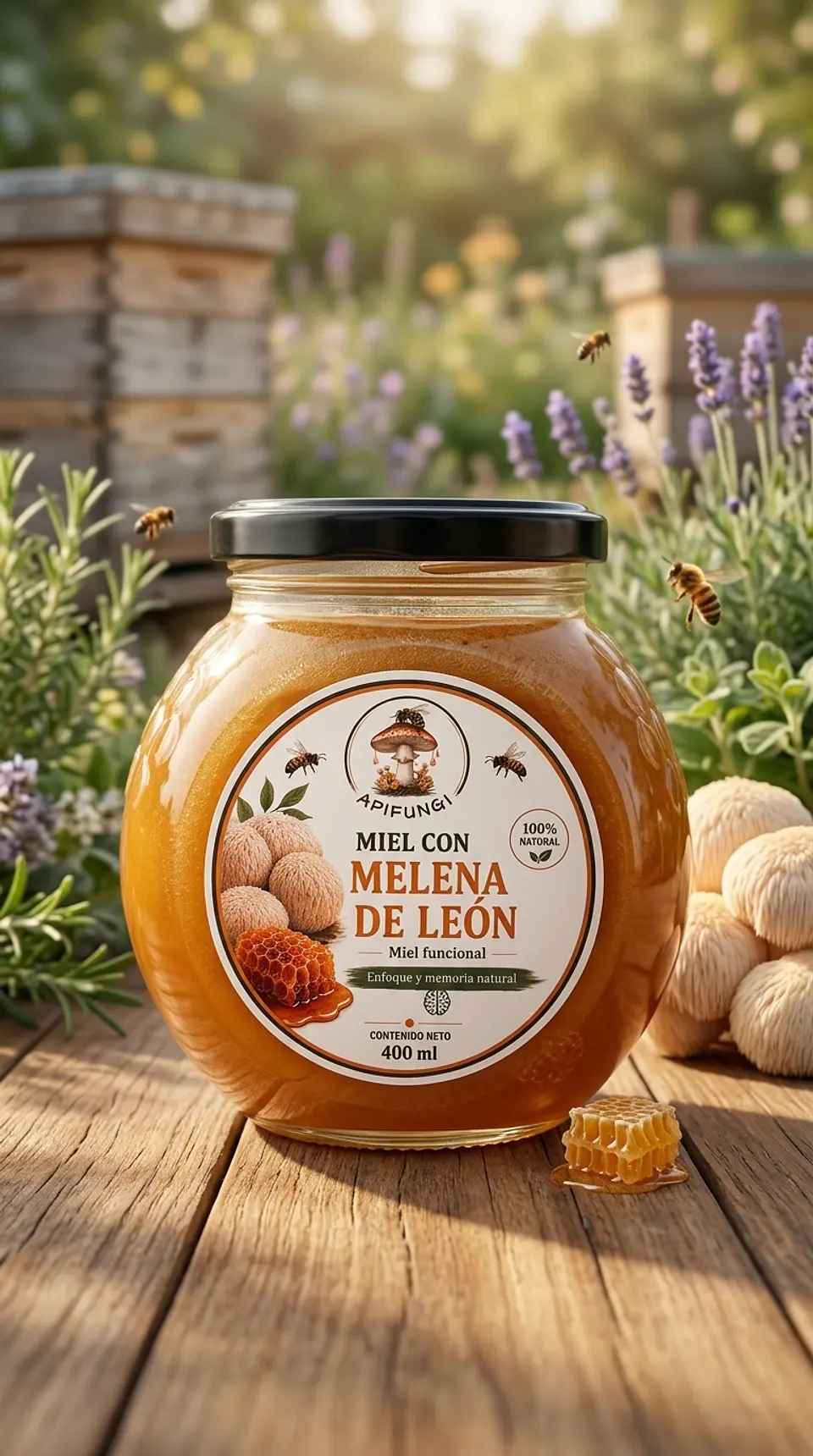 Miel Con Melena de León 2