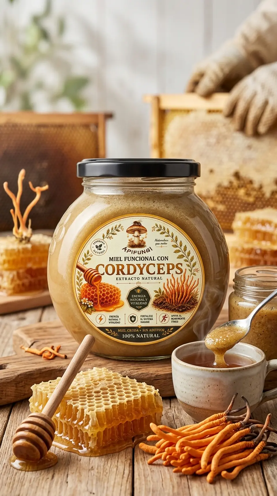 Miel con Cordyceps 5