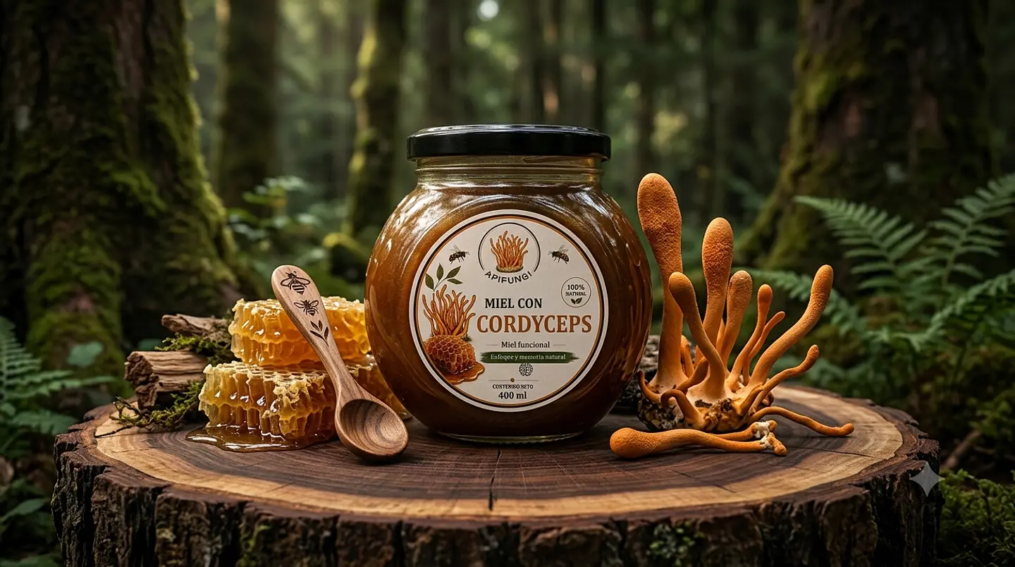 Miel con Cordyceps