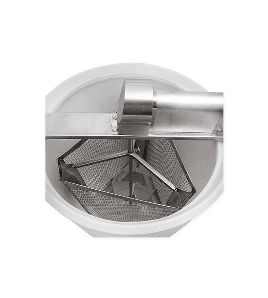 Extractor de Miel o Centrifugadora | Herrajes de acero inoxidable Ref 304  Caneca Plástica 
