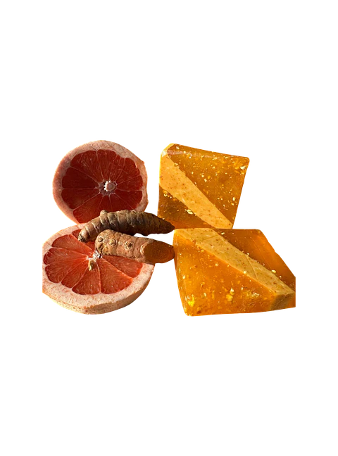 Jabón de Cúrcuma y Naranja