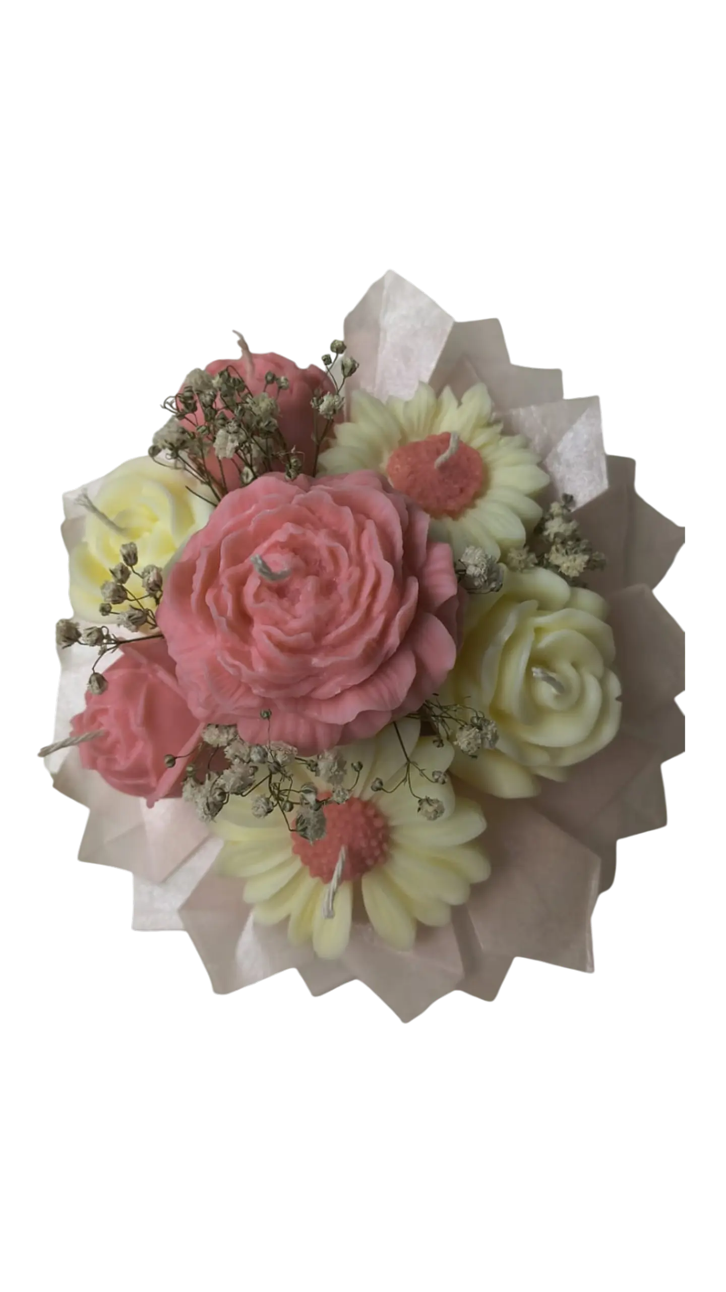Velas Decorativas  Aromáticas  de cera de soja en bouquet 1