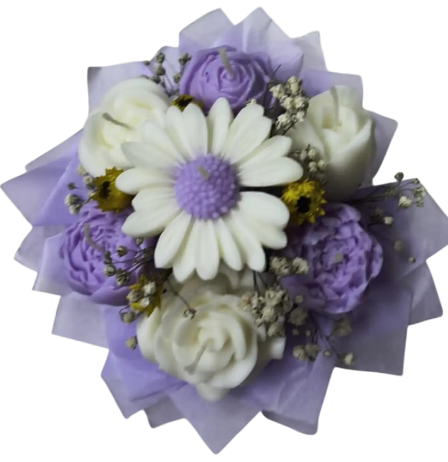 Velas Decorativas  Aromáticas  de cera de soja en bouquet 2