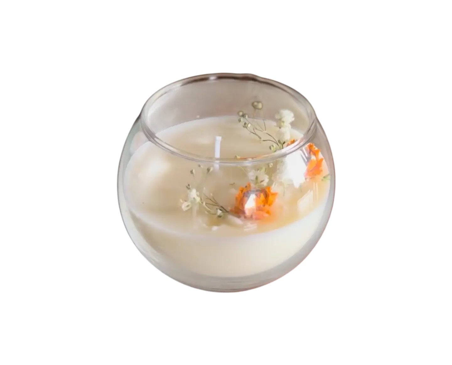 Vela decorativas aromática en envase de vidrio 1