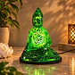 Lámpara Buda Dhyana Mudra Mosaico Artesanal - Miniatura 2