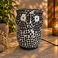 Lámpara Búho Mosaico Artesanal – Negro y Blanco - Miniatura 1