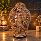 Lámpara Cabeza de Buda Siddharta Gautama Mosaico Artesanal – Café y Terracota - Miniatura 1
