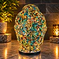 Lámpara Cabeza de Buda Siddharta Gautama Mosaico Artesanal – Café y Beige - Miniatura 2