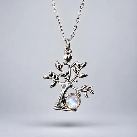 Colgante Árbol de la Vida – Piedra Luna