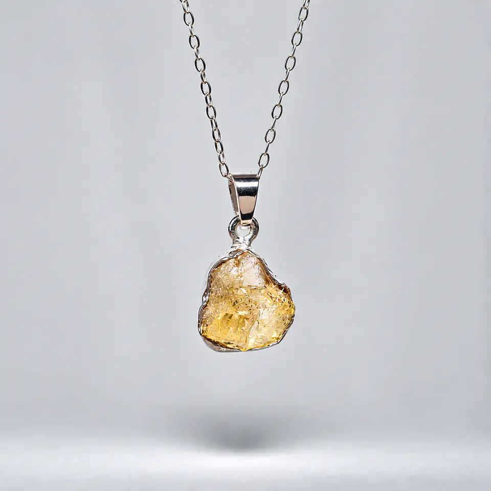 Colgante Citrino – Plata 925 1