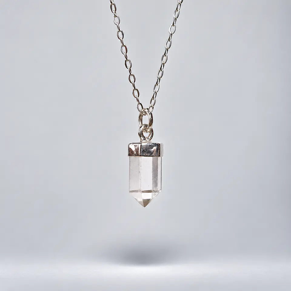 Colgante Cuarzo Cristal – Plata 925 1