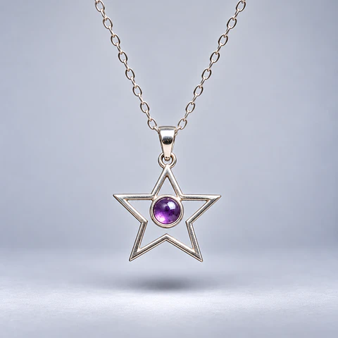 Colgante Estrella – Amatista