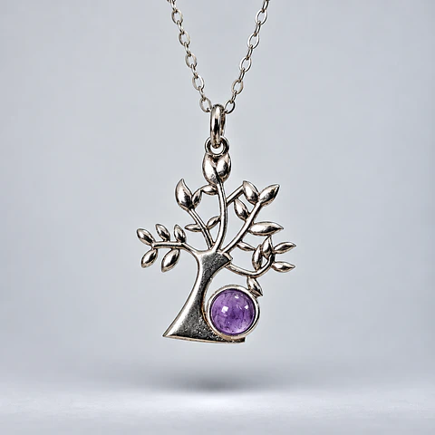 Colgante Árbol de la Vida – Amatista