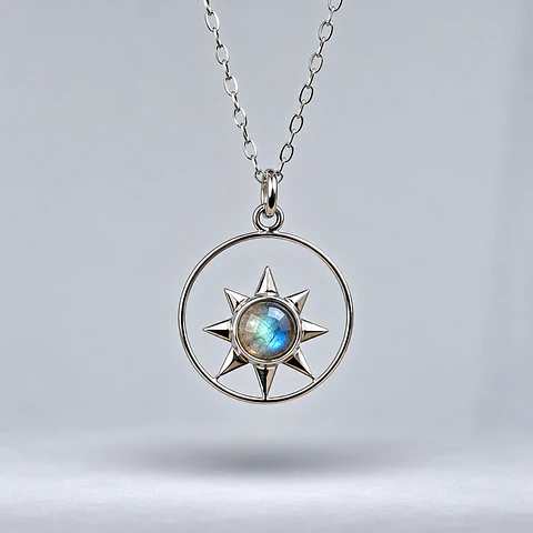Colgante Estrella Polar Boreal – Labradorita