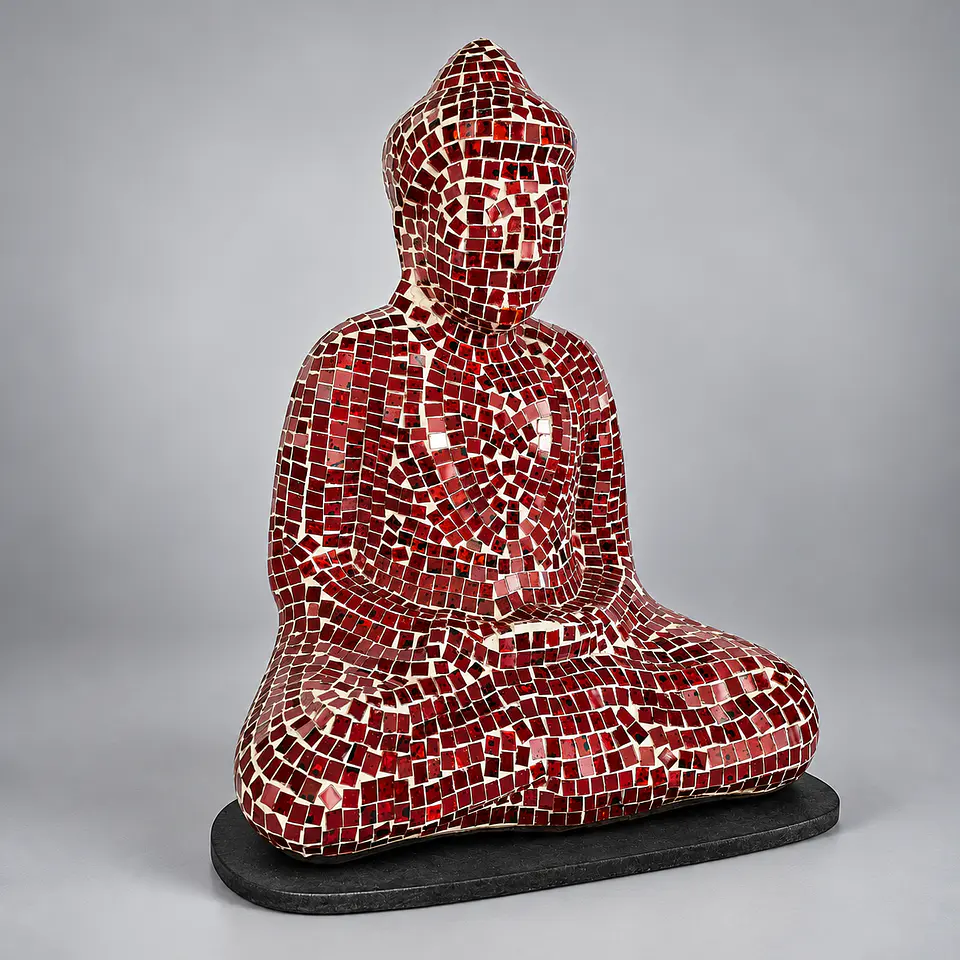 Lámpara Buda Dhyana – Rojo 3