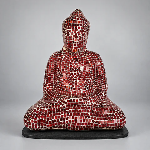 Lámpara Buda Dhyana – Rojo