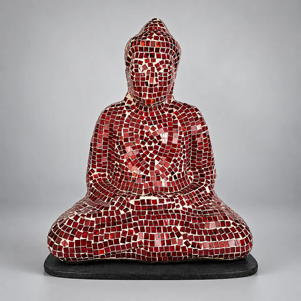 Lámpara Buda Dhyana – Rojo 1