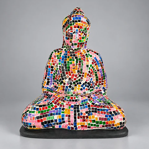 Lámpara Buda Dhyana – Multicolor