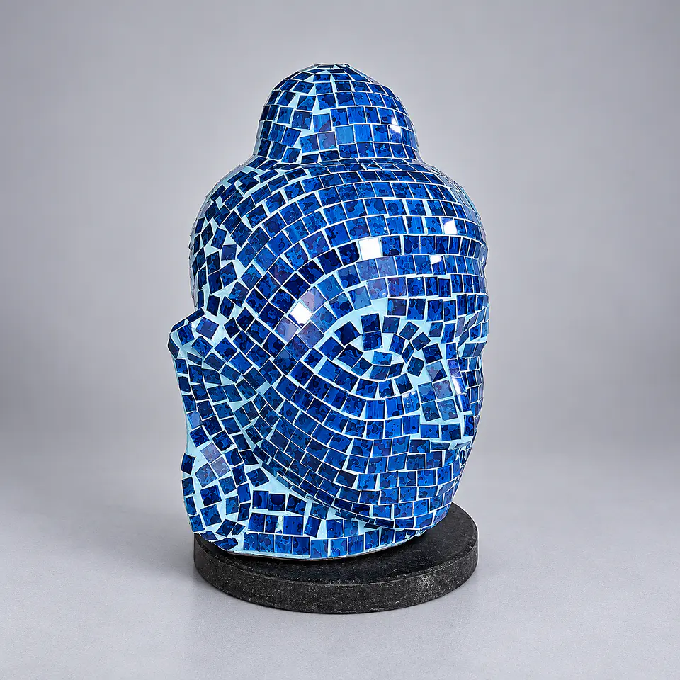 Lámpara Buda Siddharta – Azul 2