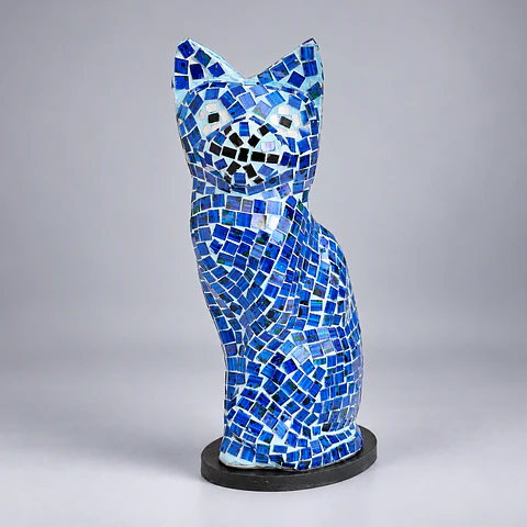 Lámpara Gato – Azul