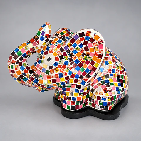Lámpara Elefante Mediano – Multicolor