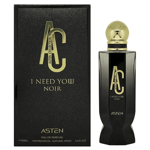 Asten EdP I Need You Noir - Femme / 100 ml